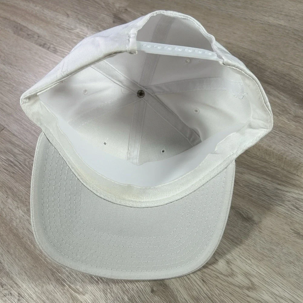 VTG New Era Pro 1990 Los Angeles Dodgers Snapback Hat MLB Baseball White Cap